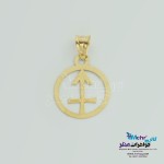 آویز طلا - طرح ماه تولد یونانی