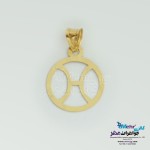 آویز طلا - طرح ماه تولد یونانی