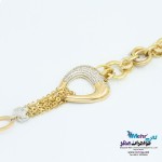 دستبند طلا - طرح هندسی