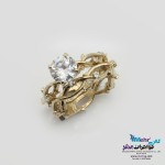 انگشتر طلا - طرح پیچک