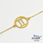 دستبند طلا - طرح ماه تولد خرداد