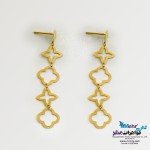 گوشواره طلا - طرح ون کلیف