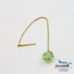 گوشواره طلا - سنگ سواروسکی گل