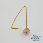گوشواره طلا - طرح سوارسکی گل