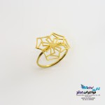 انگشتر طلا - طرح گل