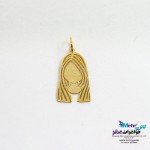 آویز طلا - طرح گیسو