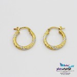 گوشواره طلا - طرح پیچک