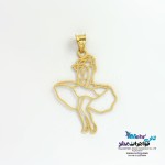 آویز طلا - طرح بالرین