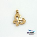 آویز طلا - طرح پروانه