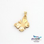 آویز طلا - طرح پروانه