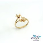انگشتر طلا - طرح گل