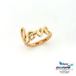 انگشتر طلا - طرح عشق