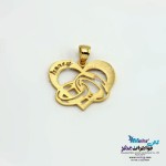آویز طلا - طرح قلب
