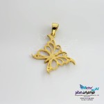 آویز طلا - طرح پروانه