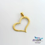 آویز طلا - طرح قلب