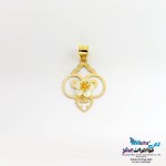 آویز طلا - طرح اسلیمی