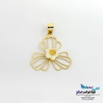 آویز طلا - طرح گل