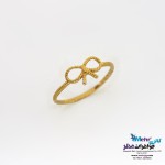 انگشتر طلا - طرح پاپیون