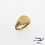 انگشتر طلا - طرح هندسی