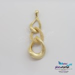 آویز طلا - طرح کارتیه