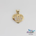 آویز طلا - طرح حروف الفبای لاتین