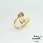 انگشتر طلا - طرح اشکی