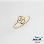 انگشتر طلا - طرح گل