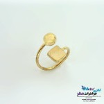 انگشتر طلا - طرح هندسی