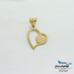 آویز طلا - طرح قلب