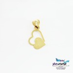 آویز طلا - طرح قلب