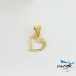 آویز طلا - طرح قلب