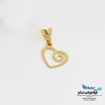 آویز طلا - طرح قلب