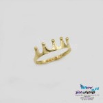 انگشتر طلا - طرح تاج