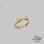 انگشتر طلا - طرح پاپیون
