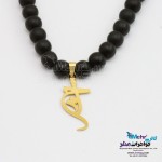گردنبندرو لباسی طلا و سنگ - طرح احمد