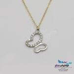 گردنبند طلا - طرح پروانه