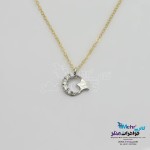 گردنبند طلا - طرح ماه و ستاره