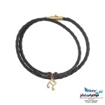 دستبند طلا و چرم - طرح نت موسیقی