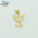 آویز طلا - طرح گربه
