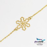 دستبند طلا - طرح برف