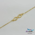دستبند طلا - طرح بی نهایت
