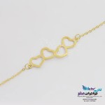 دستبند طلا - طرح قلب