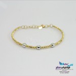 دستبند النگویی طلا - طرح گوی