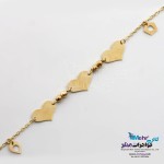 دستبند طلا - طرح قلب