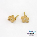 گوشواره طلا - طرح گل