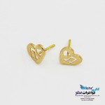 گوشواره طلا - طرح قلب