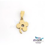آویز طلا - طرح گل