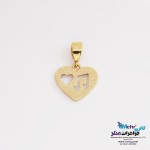 آویز طلا - طرح قلب