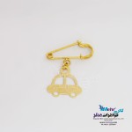 سنجاق سینه طلا - طرح ماشین