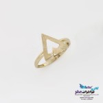 انگشتر طلا - طرح هندسی